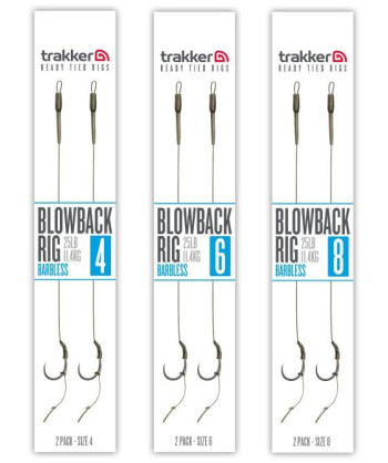Trakker Hotové návazce Blowback Ready Rig (Barbless) 2ks