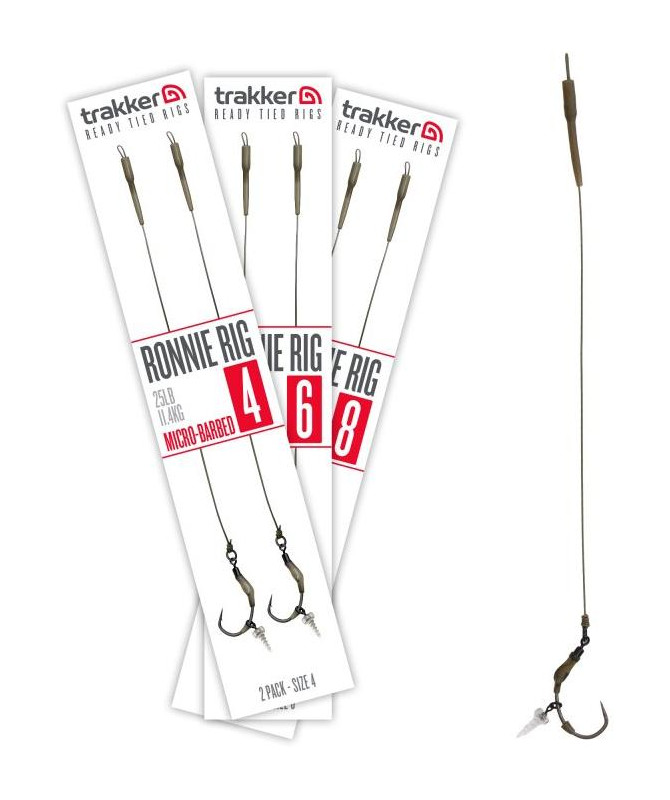 Trakker Hotové návazce Ronnie Rig (Barbed) 2ks