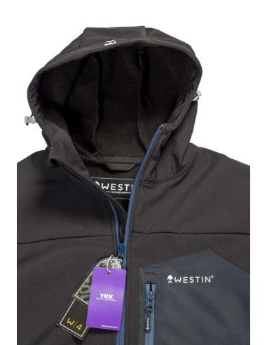 Výprodej Westin Nepromokavá Bunda W4 Super Duty Softshell Seal Black - 3XL