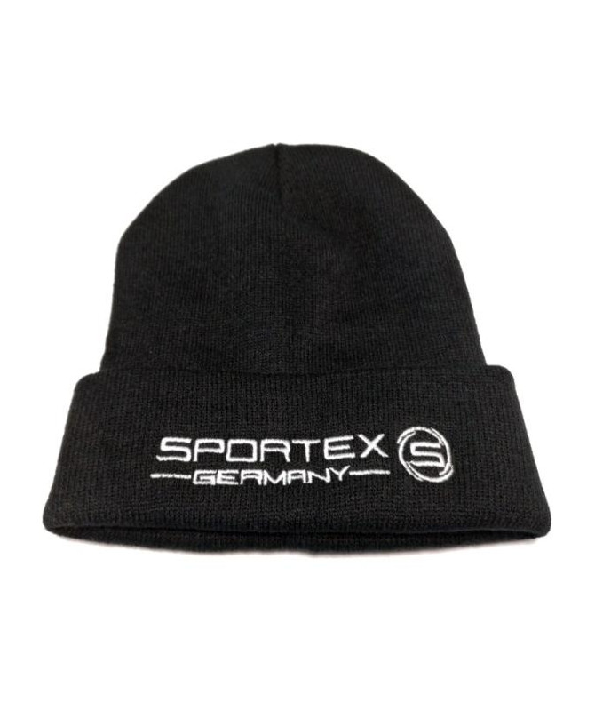 Rybářská čepice SPORTEX s logem černá