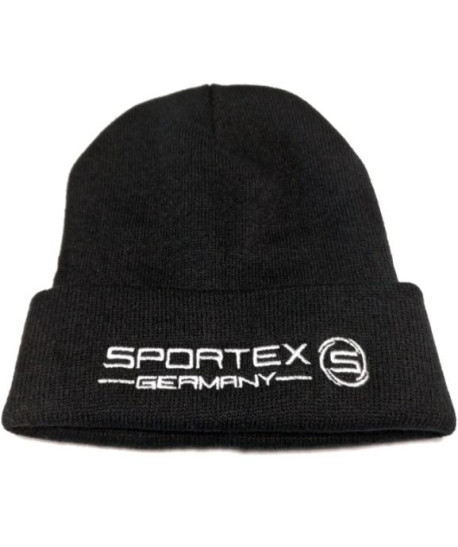Rybářská čepice SPORTEX s logem černá