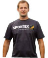 Sportex T-Shirt Tričko s velkým logem - tmavě šedé vel.XXL
