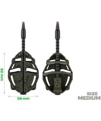 ZFISH Sada Method Feeder Spider Medium Set 50,60g + Formička