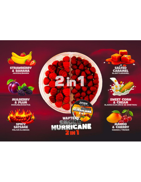 ZFISH Smoke Hurricane Wafters 2in1