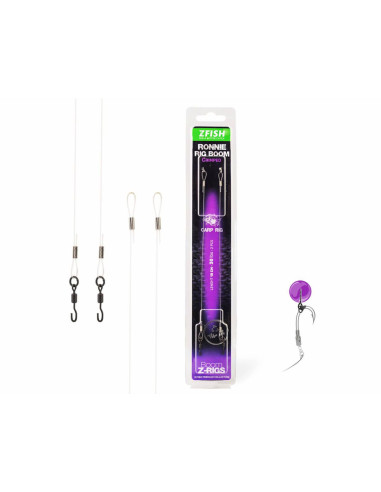 ZFISH Krimpovaný Návazec Ronnie Rig Boom 18cm/30lbs