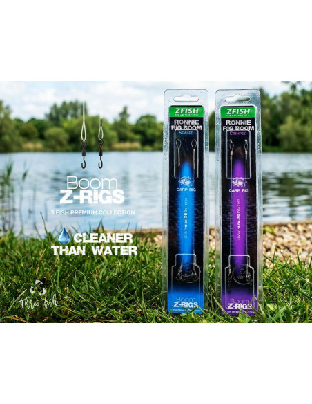 ZFISH Krimpovaný Návazec Ronnie Rig Boom 18cm/30lbs