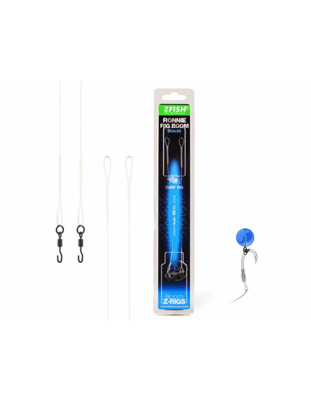 ZFISH Zatavený Návazec  Ronnie Rig Boom 18cm/30lbs