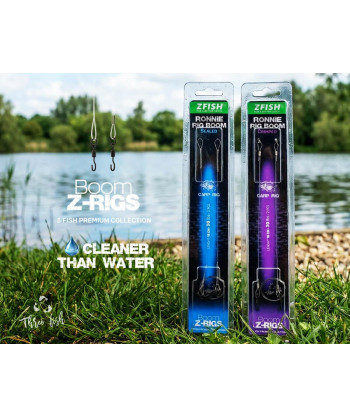 ZFISH Zatavený Návazec  Ronnie Rig Boom 18cm/30lbs