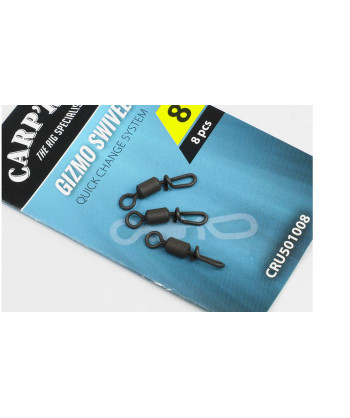 Carp´R´Us Obratlíky Gizmo Quick Change Swivel vel.8, 8ks