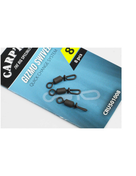 Carp´R´Us Obratlíky Gizmo Quick Change Swivel vel.8, 8ks