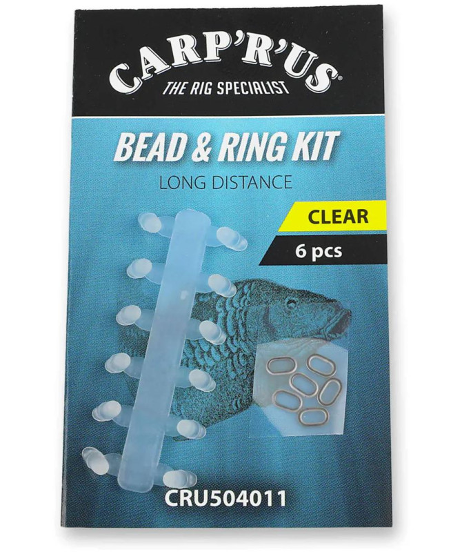 Carp´R´Us Zarážky Bead & Ring Kit - Long Distance 12+6ks
