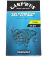 Carp´R´Us Kroužky Snag Clip Rings 5mm, 10ks
