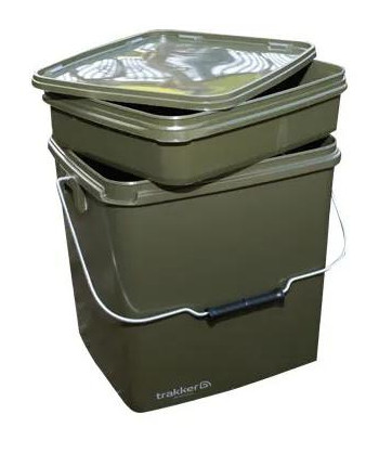 Trakker Kbelík Olive Square Container 13l