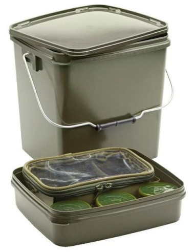 Trakker Kbelík Olive Square Container 13l
