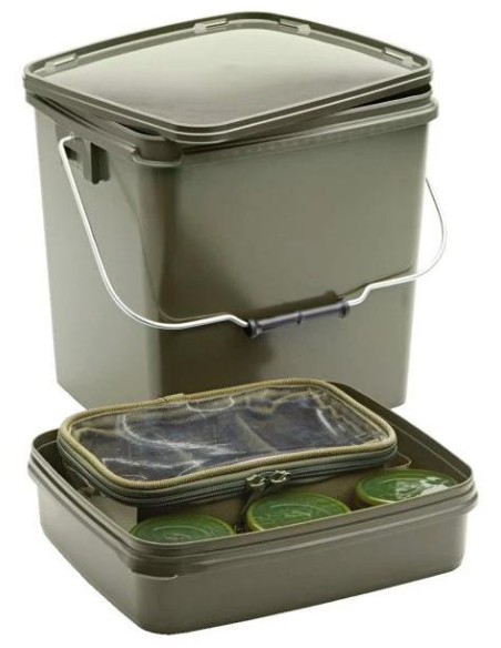Trakker Kbelík Olive Square Container 13l