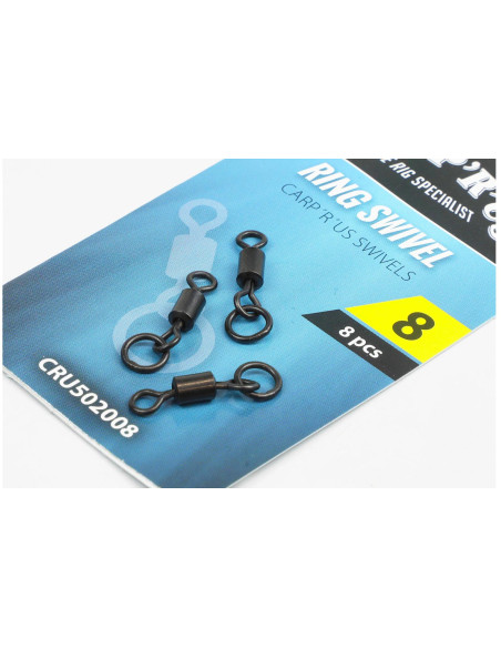 Carp´R´Us Obratlíky s kroužkem Ring Swivel vel.8, 8ks