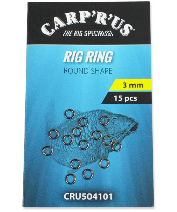 Carp´R´Us Kroužky na návazce Rig Rings 3mm, 15ks