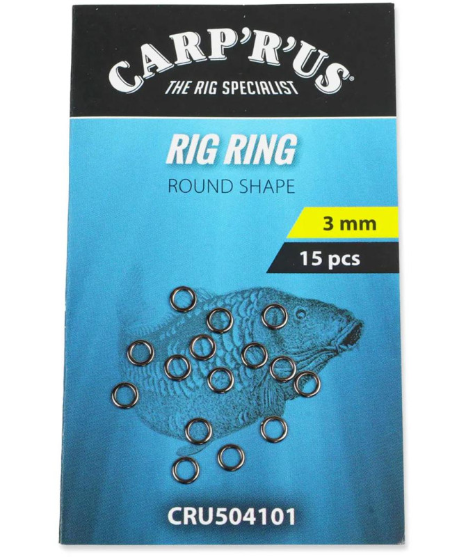 Carp´R´Us Kroužky na návazce Rig Rings 3mm, 15ks