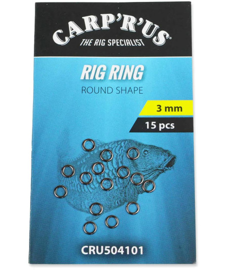 Carp´R´Us Kroužky na návazce Rig Rings 3mm, 15ks