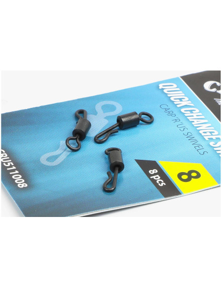 Carp´R´Us Obratlíky Quick Change Swivel - vel.8, 8ks