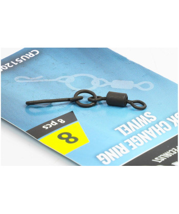Carp´R´Us Obratlíky s kroužkem Quick Change Ring Swivel vel.8, 8ks
