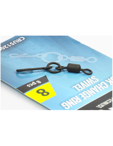 Carp´R´Us Obratlíky s kroužkem Quick Change Ring Swivel vel.8, 8ks