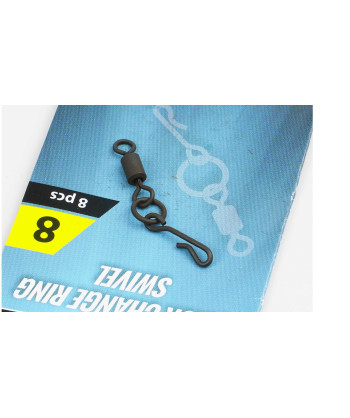Carp´R´Us Obratlíky s kroužkem Quick Change Ring Swivel vel.8, 8ks