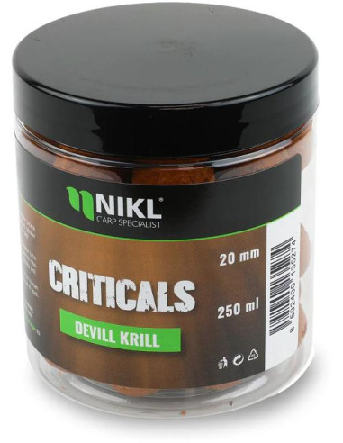 Nikl Criticals boilie Devill Krill 250ml