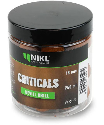Nikl Criticals boilie Devill Krill 250ml