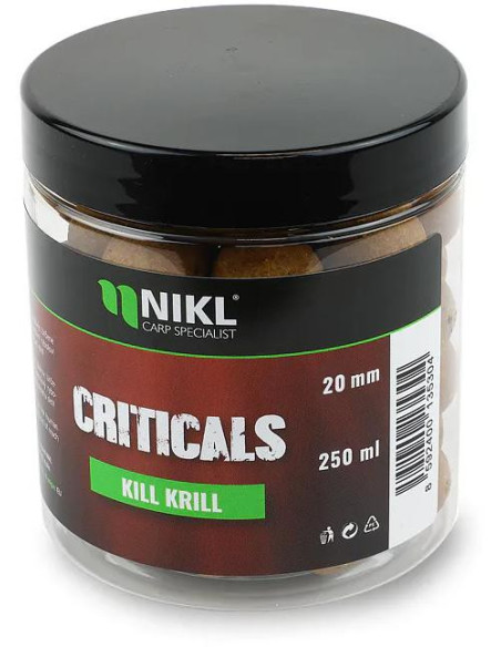 Nikl Criticals boilie Kill Krill 250ml