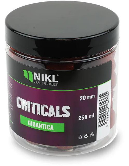 Nikl Criticals boilie Gigantica 250ml
