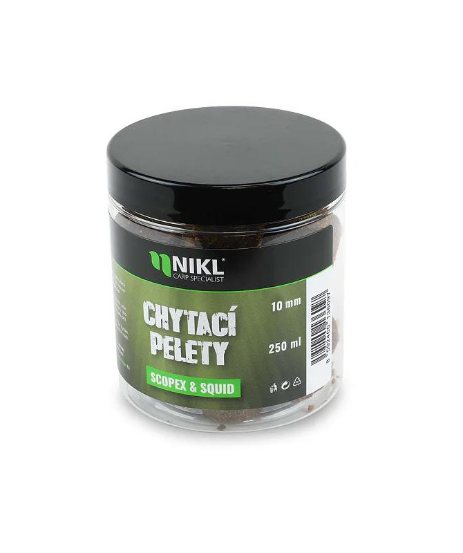 Nikl Chytací pelety Scopex & Squid 250ml