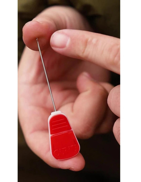 Carp´R´Us Boilie jehla CRU/Baiting needle– Short clasp needle - Red