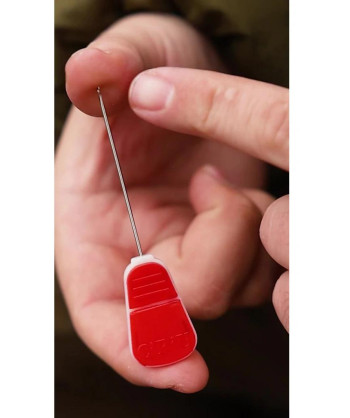 Carp´R´Us Boilie jehla CRU/Baiting needle– Short clasp needle - Red