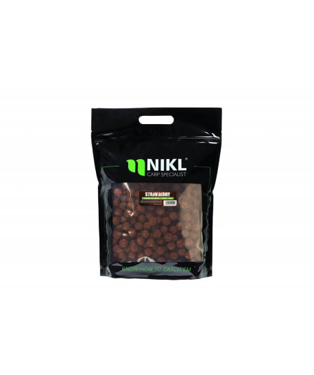 Nikl Economic Feed Boilie Strawberry 5kg