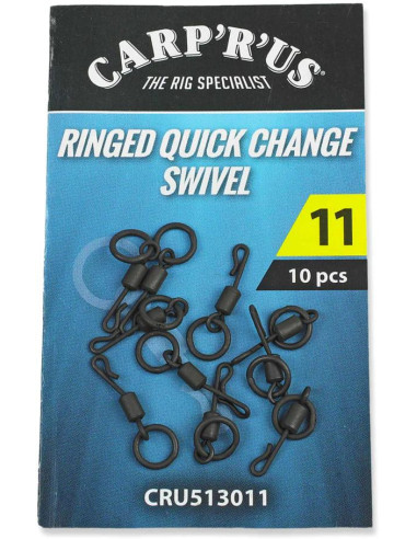 Carp´R´Us Obratlík Ringed Quick Change Swivel 10ks