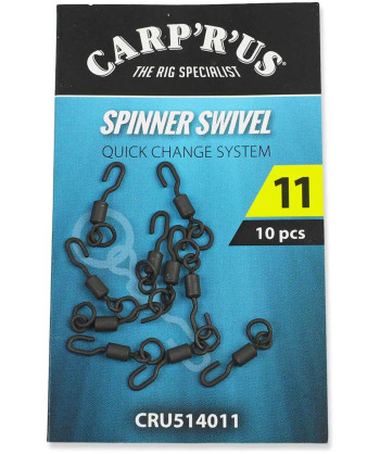 Carp´R´Us Obratlíky Spinner Swivel vel.11, 10ks