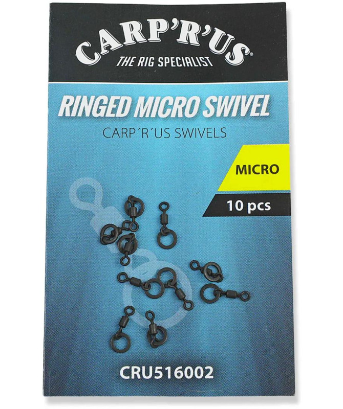 Carp´R´Us Obratlíky Ringed Micro Swivel 10ks