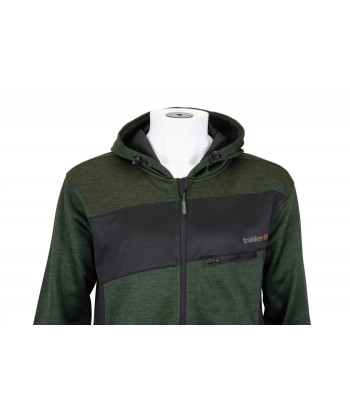 Trakker Mikina Marl Fleece Back Hoody