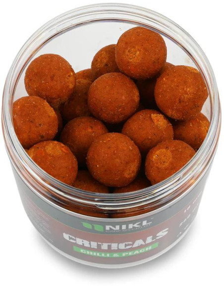 Nikl Criticals boilie Chilli & Peach 250ml