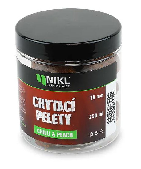 Nikl Chytací pelety Chilli & Peach 250ml