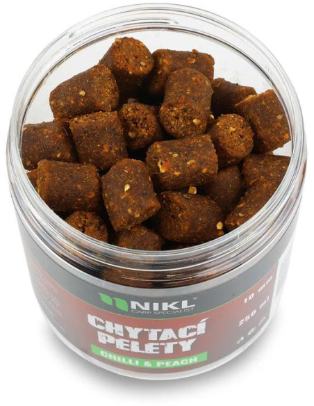 Nikl Chytací pelety Chilli & Peach 250ml
