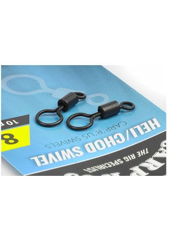 Carp´R´Us Obratlíky Heli/Chod Swivel vel.8, 10ks