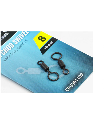 Carp´R´Us Obratlíky Heli/Chod Swivel vel.8, 10ks
