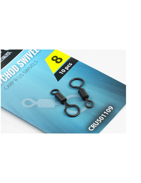 Carp´R´Us Obratlíky Heli/Chod Swivel vel.8, 10ks