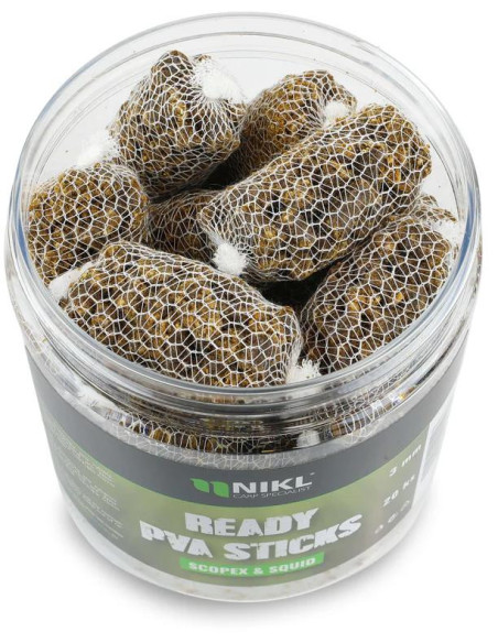 Nikl Ready PVA Stick Scopex & Squid 20ks