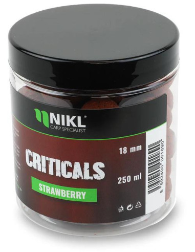 Nikl Criticals boilie Strawberry 250ml