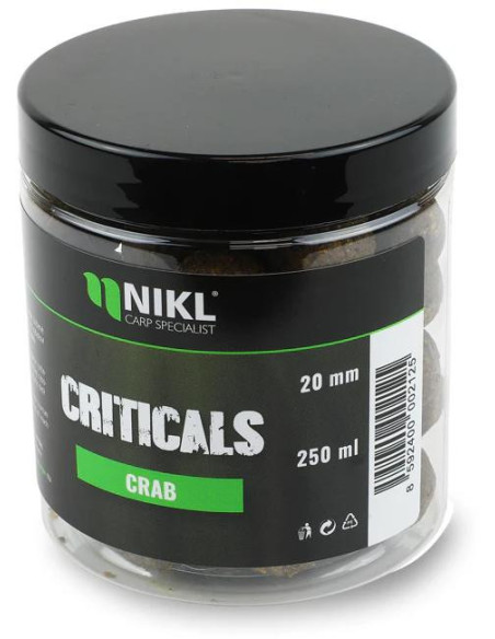 Nikl Criticals boilie Crab 250ml