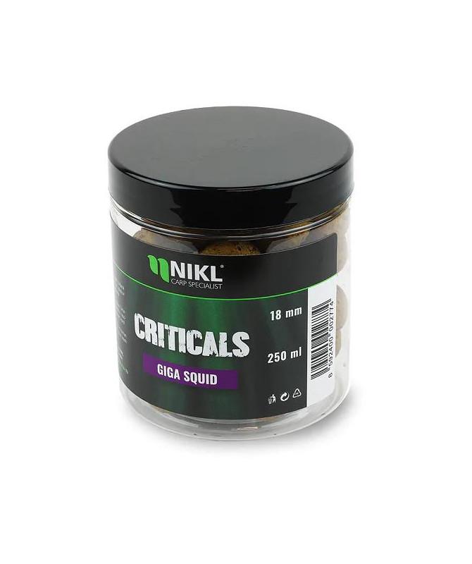 Nikl Criticals boilie Giga Squid 250ml