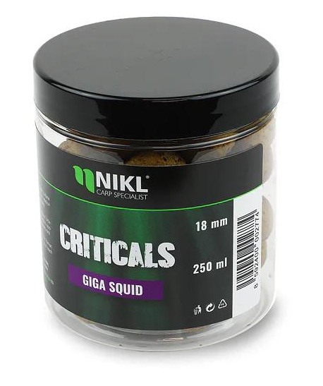 Nikl Criticals boilie Giga Squid 250ml